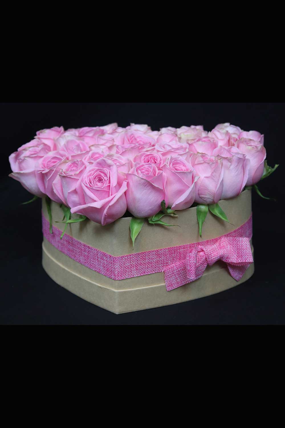 Pink Bow Flower Box Big