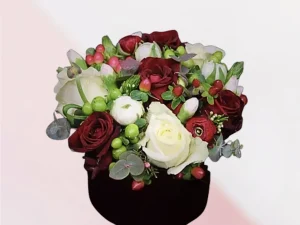 Flower Box Red & White