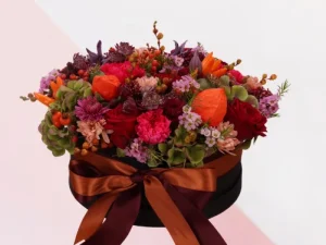 Herfst Flowerbox een box met bloemen in prachtige herfstkleuren