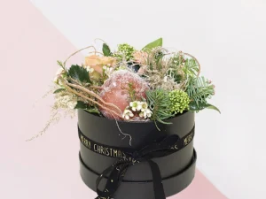 Kerst Flowerbox Peach