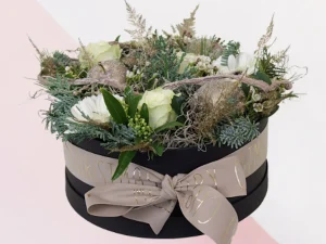 Kerst Flowerbox Beige