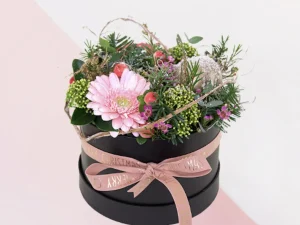 Kerst Flowerbox pink klein