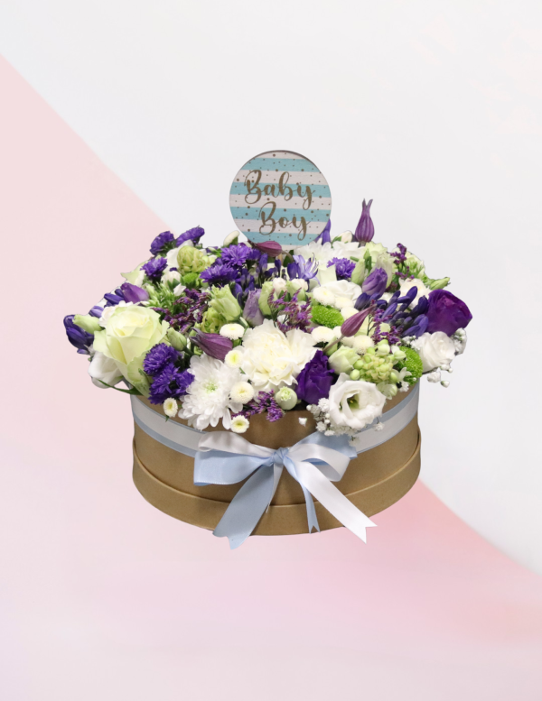 Baby Boy Big flowerbox Bloei bloemen