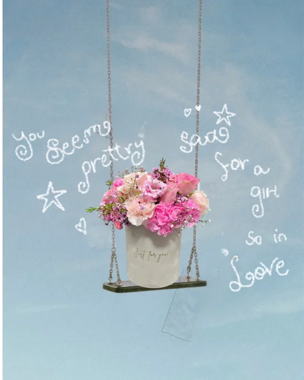 Girl in LOVE van Bloei bloemen